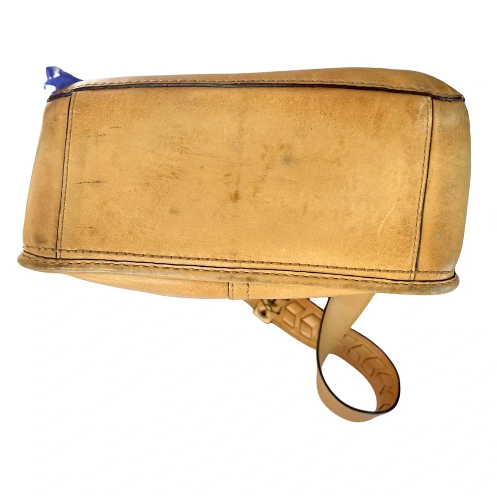 Vintage Coach Bleeker Tan Leather Shoulder Bag - Picture 8 of 9